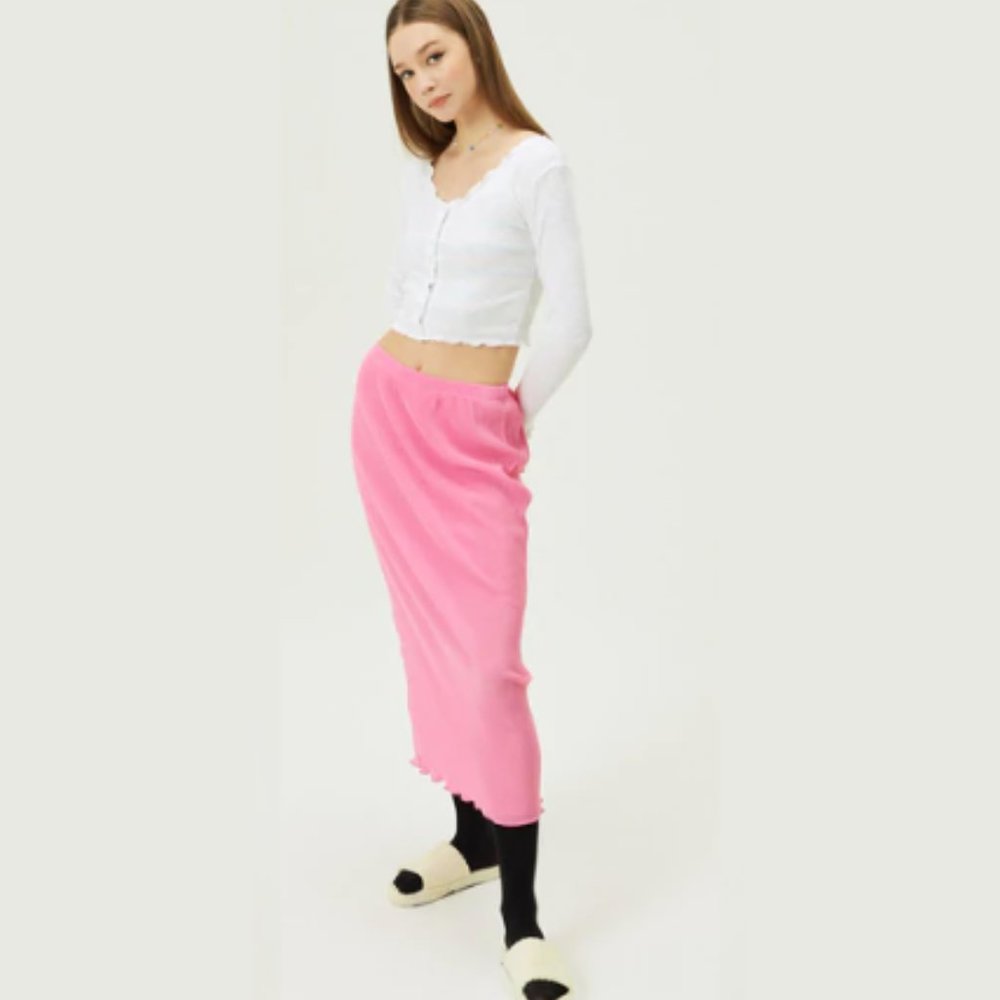 STORETS Rally Plisse Midi Skirt NEW